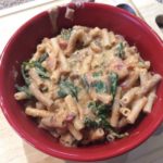 Pasta with white sauce