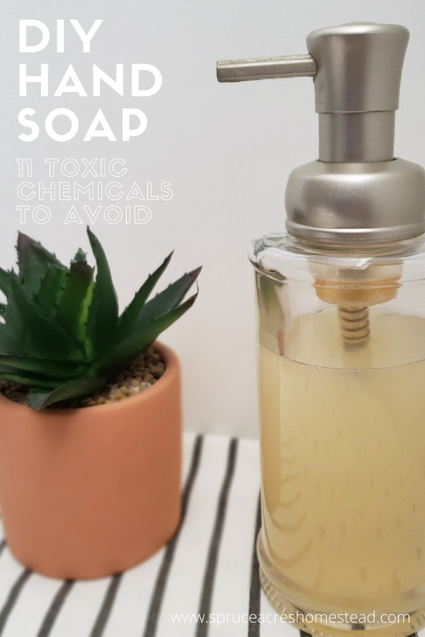 DIY Foaming Hand Soap 11 Toxins to avoid